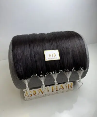 20 Inch Straight #1B Natural Color H6 Feather Hair Extensions 100% Raw Hair 9 Straight #1B Natural Color H6 Feather Hair Extensions