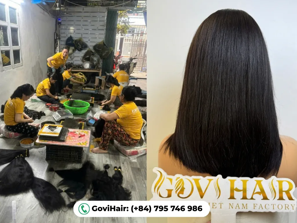 Vietnamese hair wigs are made from 100% human hair sourced from Vietnamese single donors