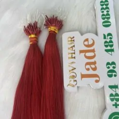 wholesale vietnamese hair f tip-hair extensions red color