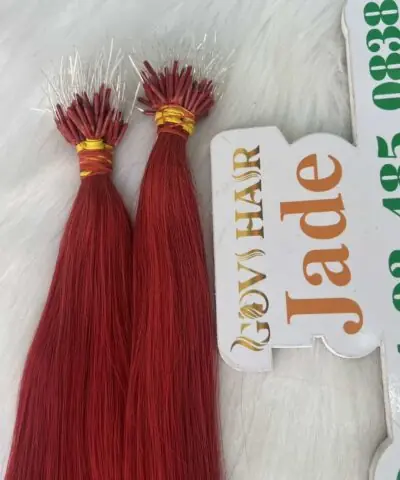 wholesale vietnamese hair f tip-hair extensions red color