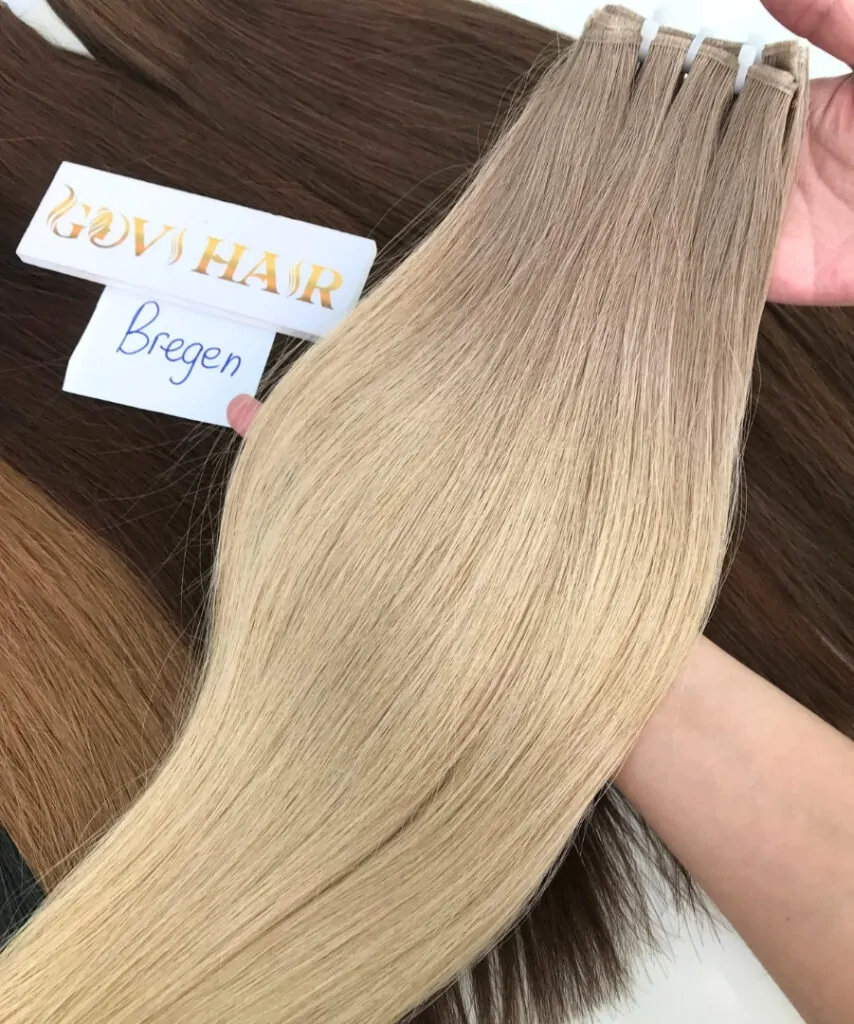Straight Genius Weft Hair Extensions 24 Inch Bergen Color Premium Raw Hair 6 genius weft hair extensions bregen color raw vietnamese hair