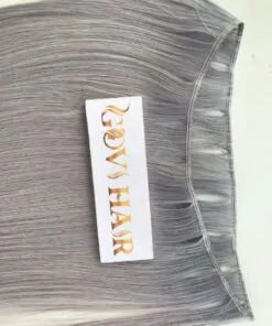 Genius Weft Hair Extensions Grey Color