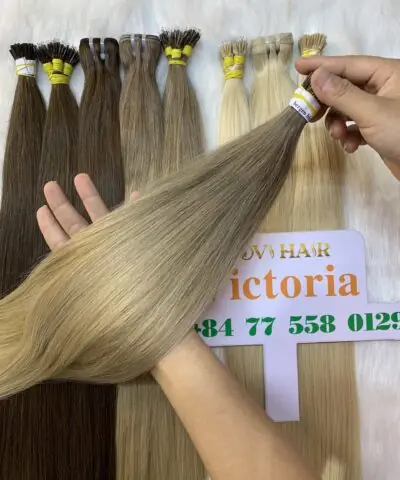 I-Tip Hair Extensions Bergen Blonde Color