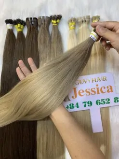 I-Tip Hair Extensions Bergen Blonde Color Vietnamese Hair