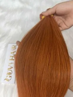 I-Tip Hair Extensions Orange Color Vietnamese Virgin Hair