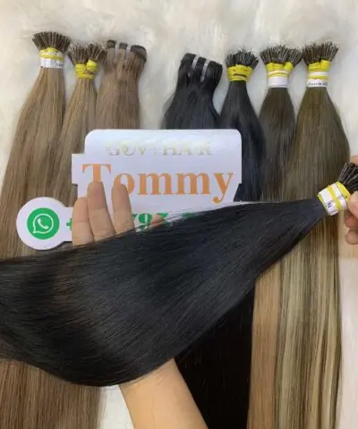 26 Inch Straight #1 Jet Black I Tip Hair Extensions 100% Human Hair 9 i-tip hair extensions straight 1 color