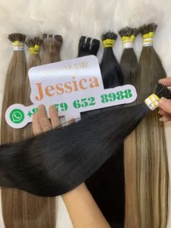 I-tip hair extension #1 color vietnamese hair