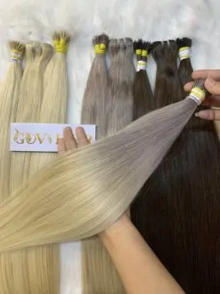 I-Tip Hair Extensions Norwegian Blonde Color Vietnamese Hair