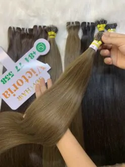 i-tip straight 8 color human hair