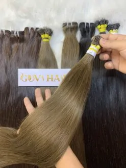 I-Tip Hair Extensions #8 Color Vietnamese Hair