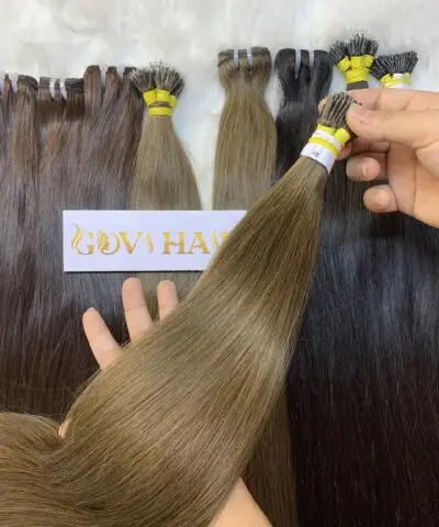 I-Tip Hair Extensions #8 Color Vietnamese Hair