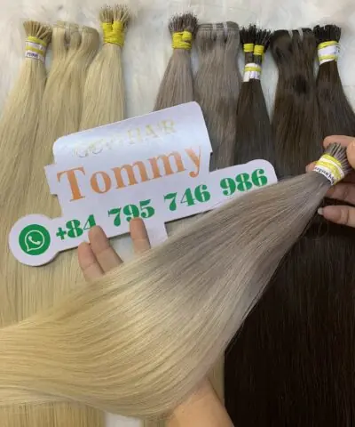 I-Tip Hair Extensions Norwegian Blonde Color Vietnam Hair