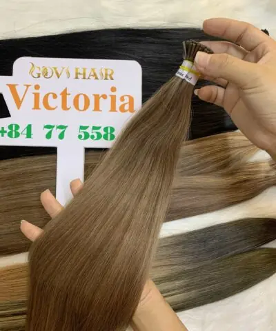 I-Tip Hair Extensions Caramel Lized Color