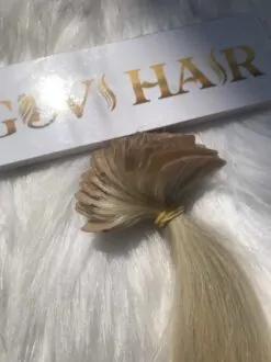 20 Inch Straight Platinum Blonde Color Invisible Tape In Hair Extensions For Thin Hair 9 Invisible Tape Hair Extensions Blonde Color