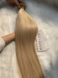 nanoring extensions straight blonde color virgin vietnamese hair