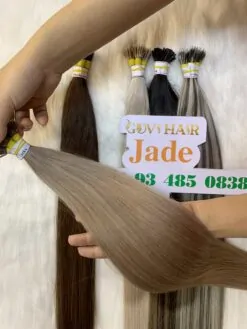 nanoring straight 18a color vietnamese hair extensions