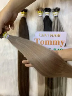 nanoring vietnamese raw hair extension straight 18a color