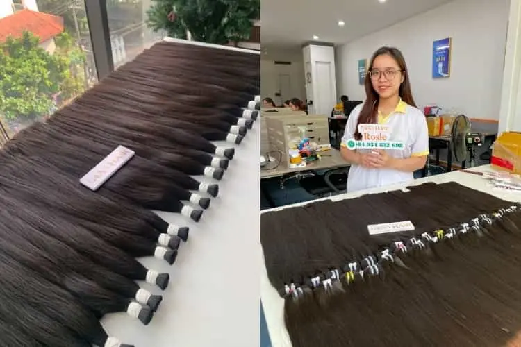 Bulk hair and Weft hair extensions
