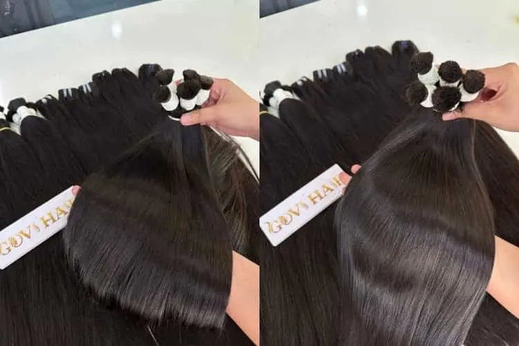 Wholesale Bulk hair natural color from Govihair for Christmas