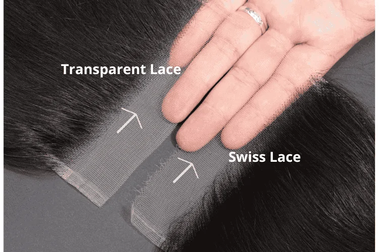 Choose better hair between transparent lace and swiss lace