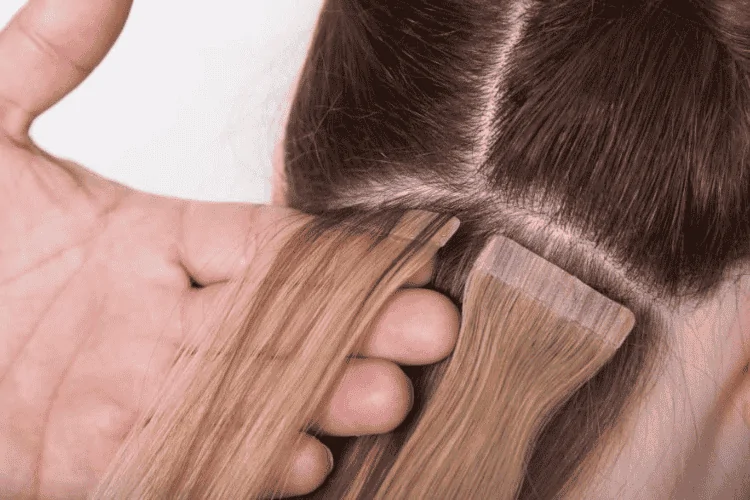 Steps to remove tape in hair extensions