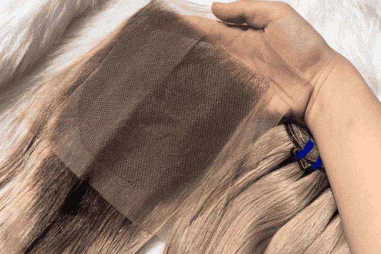 Swiss lace well-known for its fineness and natural-looking appearance