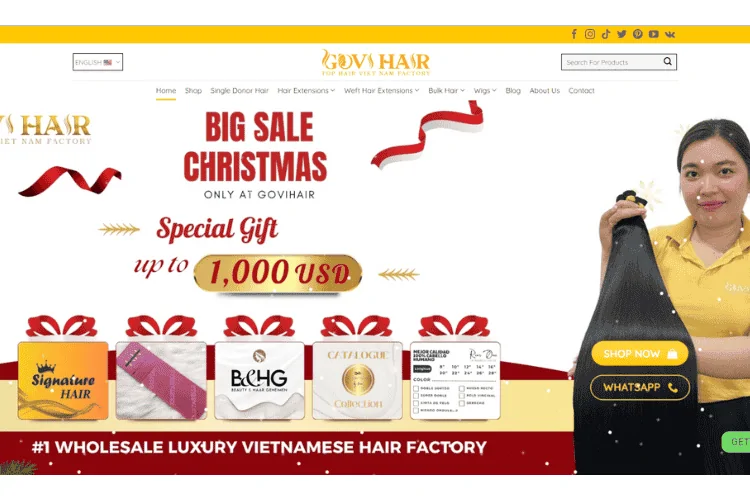 Import hair from Govihair-Leading Vietnamese raw hair vendor