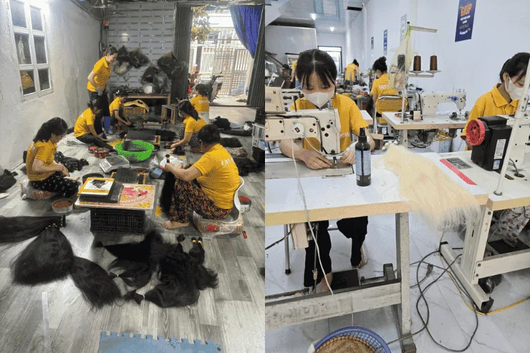 Processing Method of Vietnamese Hair Weaves