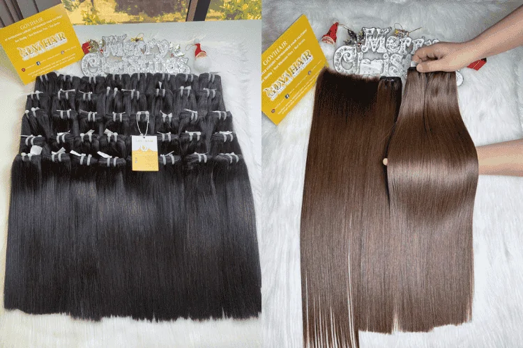 Selecting the desired models Vietnamese hair