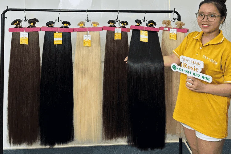 The United States is an important market for Vietnamese raw hair bundles