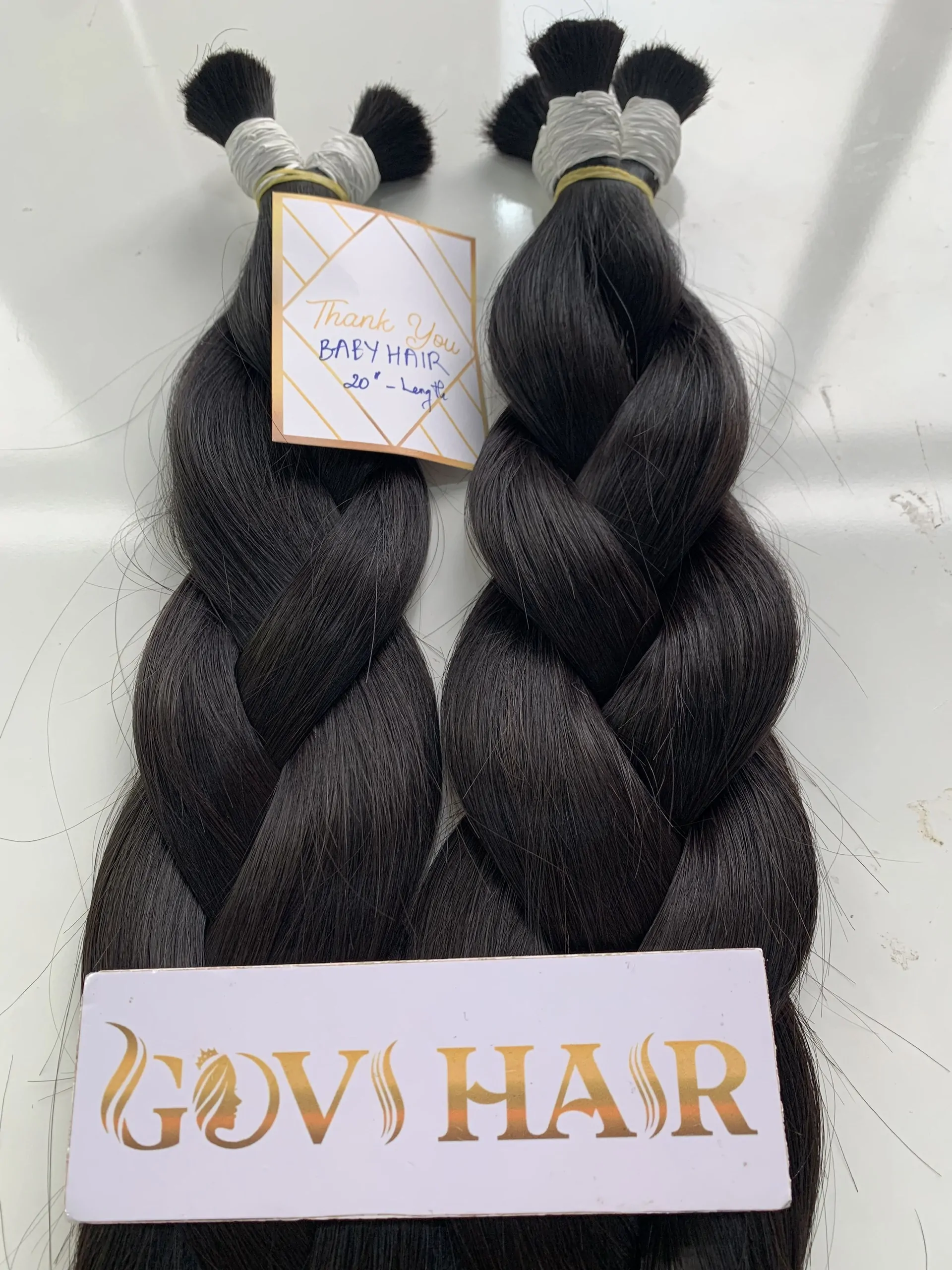 Baby Raw Hair Bundles Natural Color