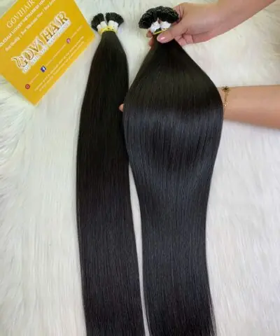 22 Inch Straight Natural Color Flat Tip Hair Extensions