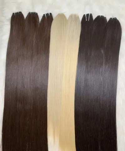 9D Feather Hair Extensions #4 Color Raw Vietnamese Hair