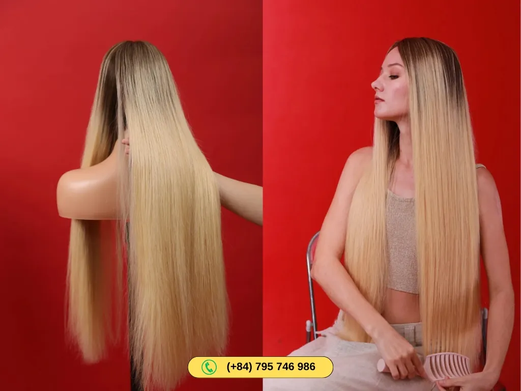 Best human hair closure wigs ombre color from Govihair
