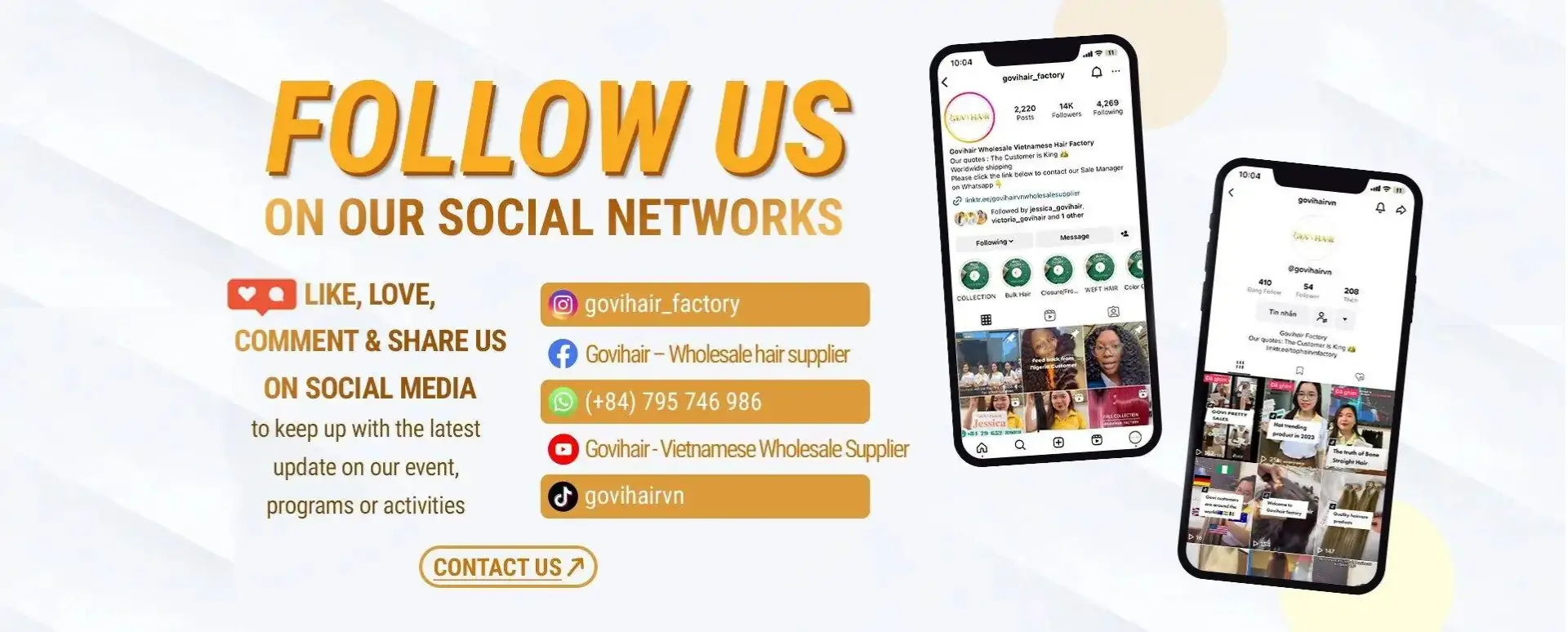 banner social network