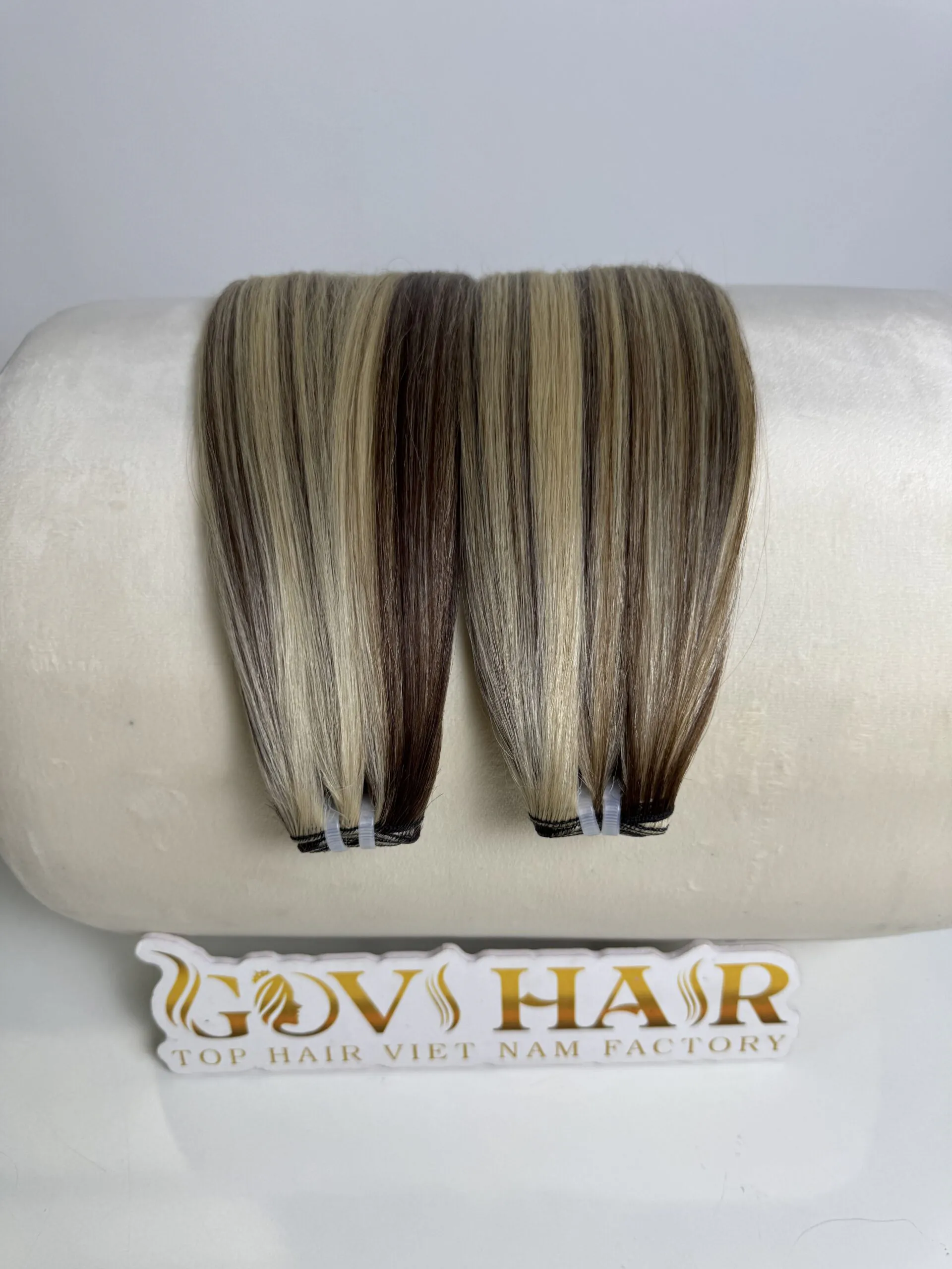 Machine Weft Hair Extensions 26 Inch Mix Piano Blonde