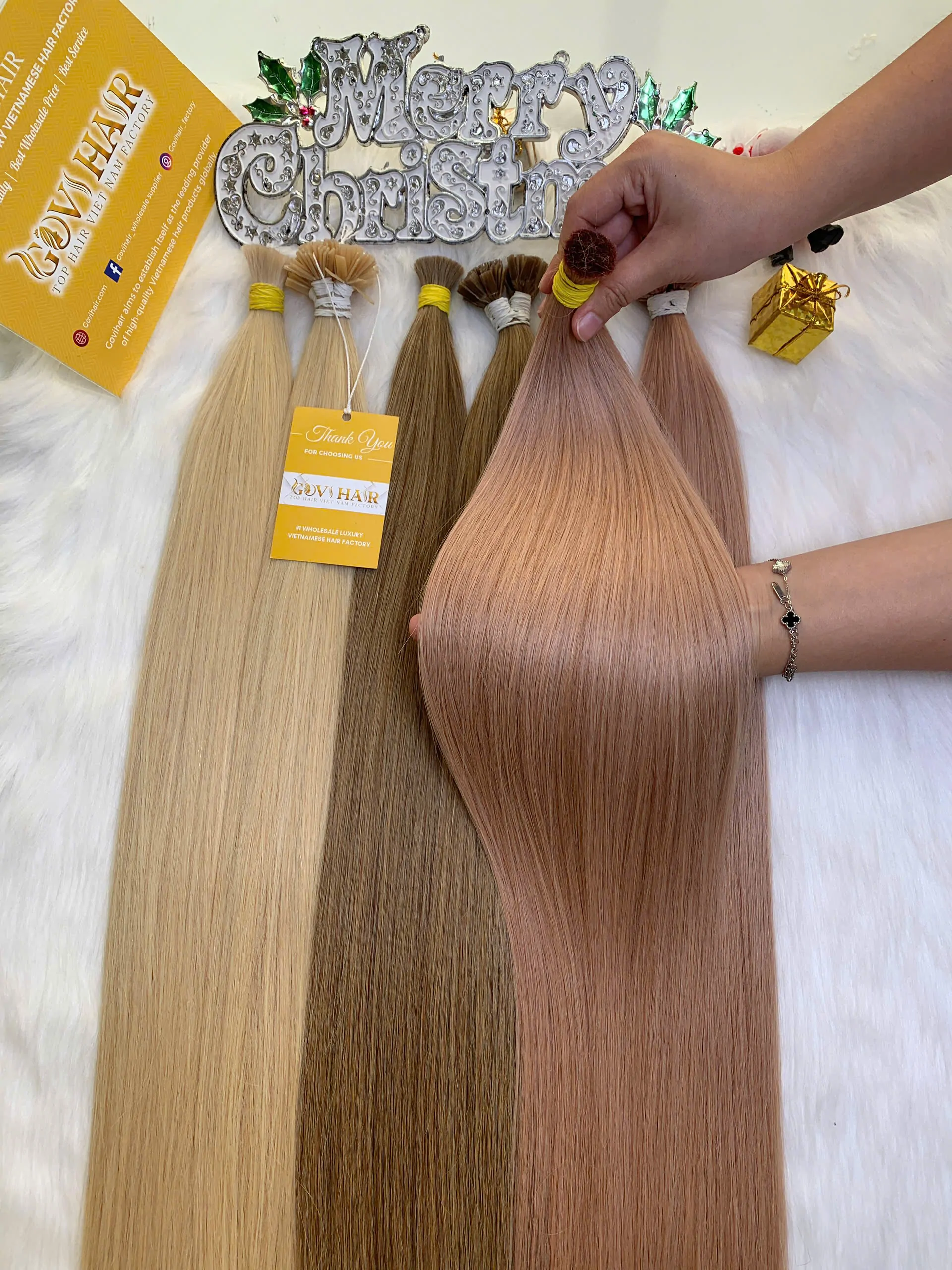 Bulk Hair #10c Color Vietnamese Hair Extensions