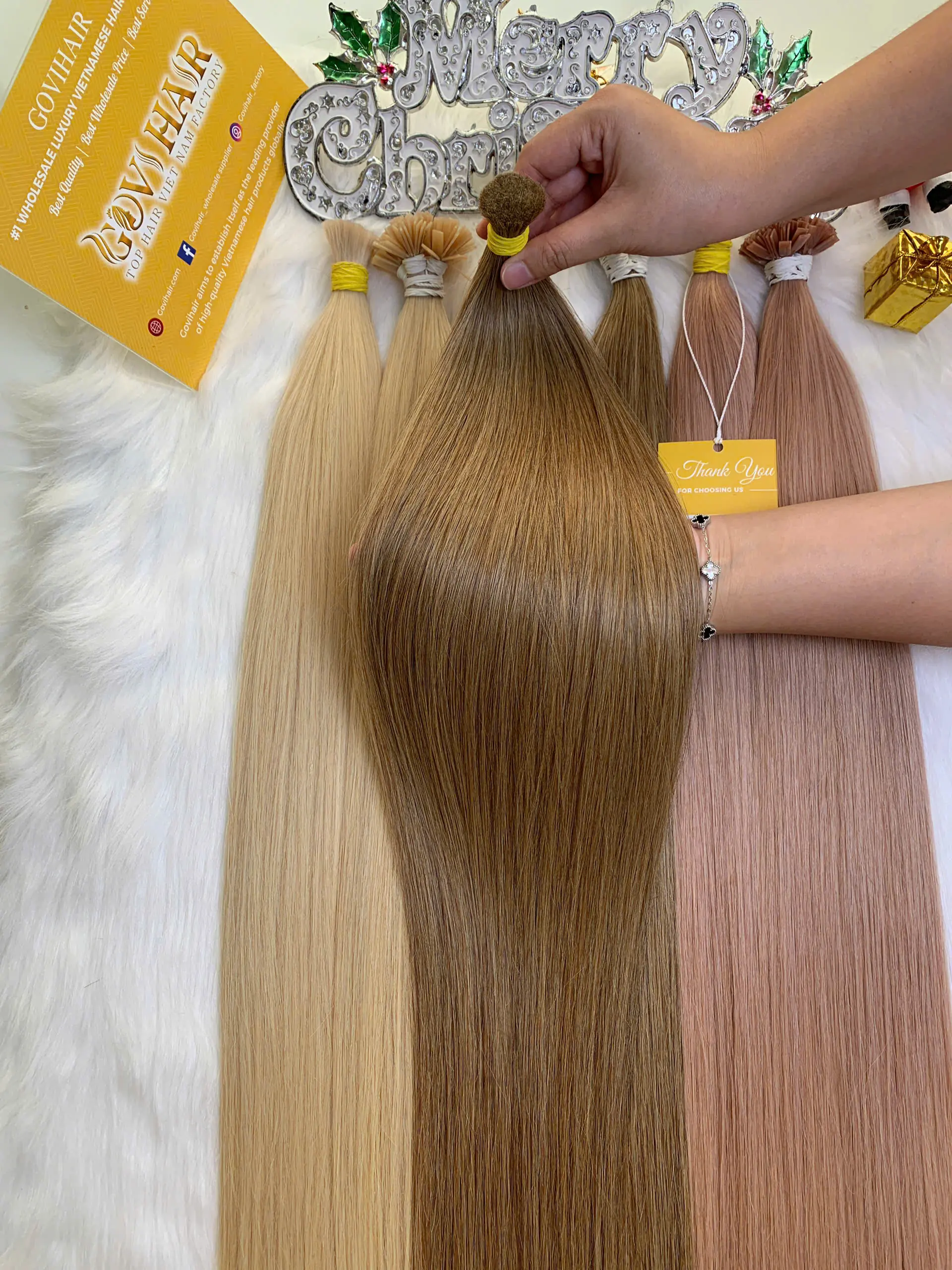 Straight Bulk Human Hair for Braiding 24 Inch #16C Cool Beige Blonde Color 1 Straight Bulk Human Hair for Braiding 16c Color