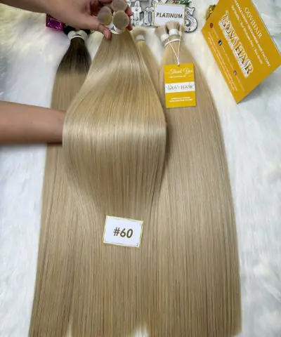 Bulk Hair #60 Color Vietnamese Hair Extensions