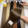Straight Bulk Human Hair for Braiding Dark Brown Color