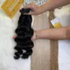 Double Layer Genius Weft Hair Extensions Natural Color Vietnamese Hair