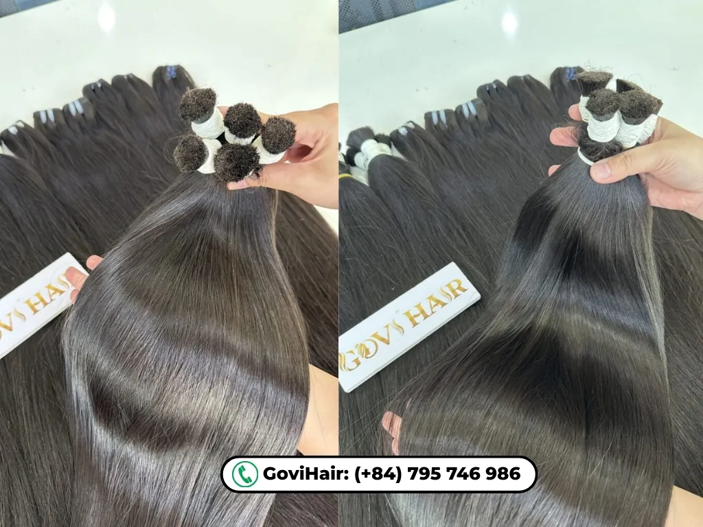 Each bundle features intact cuticles, natural shine, and full thickness.