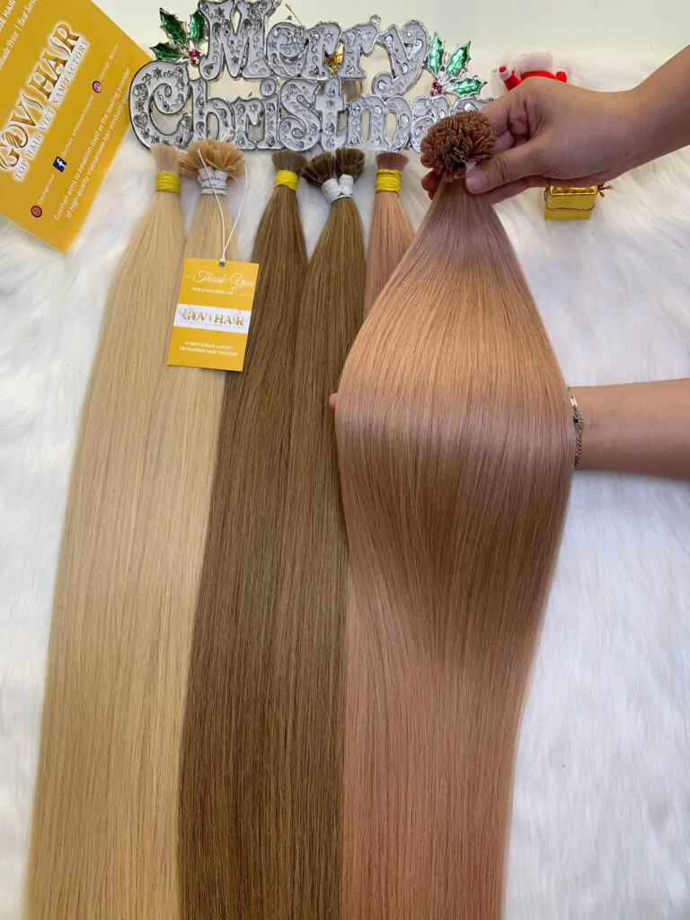Flat Tip Hair Extensions #10c Color Raw Vietnamese Hair