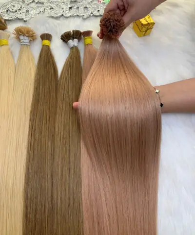 Flat Tip Hair Extensions #10c Color Raw Vietnamese Hair