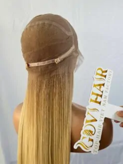 100% Human Hair Full Lace Wigs Blonde Color 9 Full Lace Wigs Blonde Color Made From Vietnamese Hair