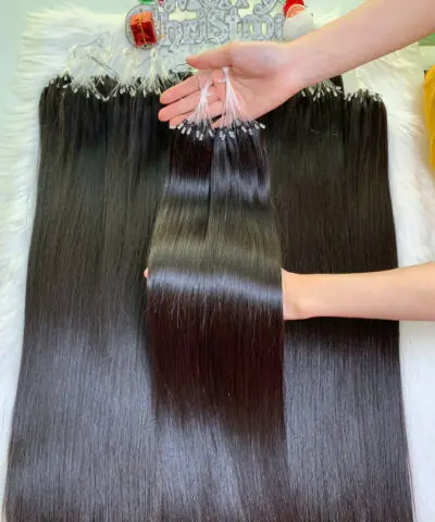 H6 Feather Hair Extensions Natural