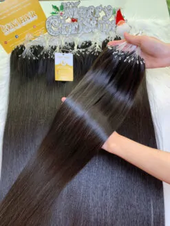 H6 Feather Hair Extensions Natural Color