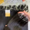 H6 Feather Hair Extensions Natural Color Virgin Vietnamese Hair Quality