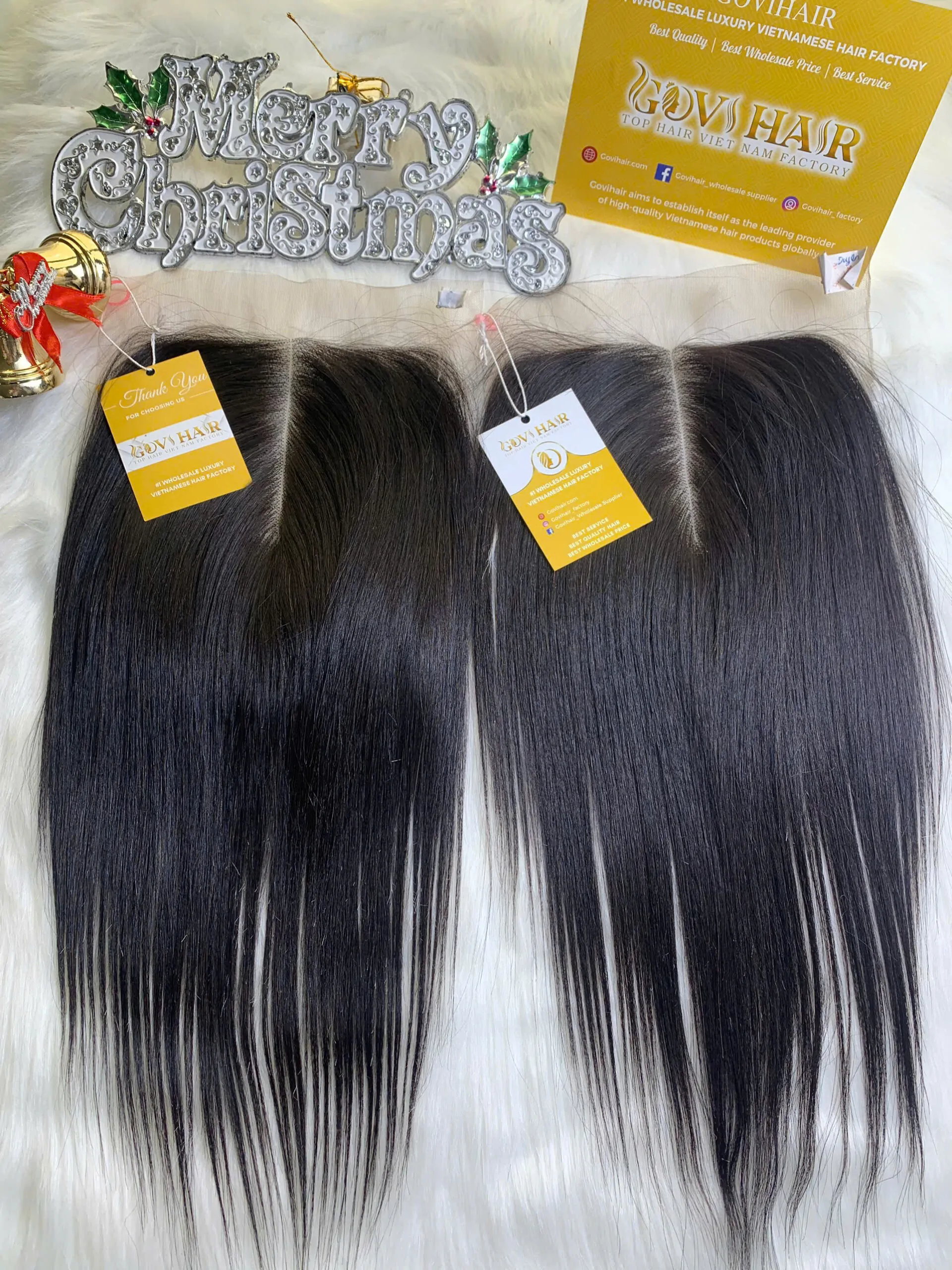 HD Lace Closure 5x5 Black Natural Color Made From Vietnamese Hair