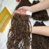 HD Lace Frontal 5x5 Pixie Curly Mix Piano Color Raw Vietnamese Hair